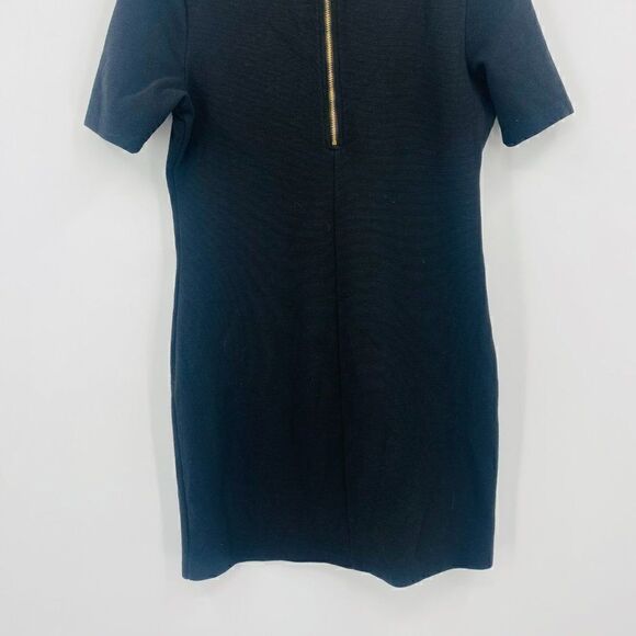 Old Navy Size Small Black Ribbed Short Sleeve Mini Sheath Dress - Picture 8 of 9